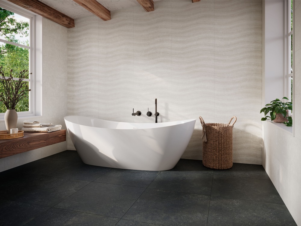 decortegels in badkamer